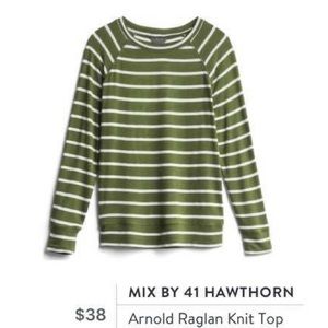 Mix by 41 Hawthorn Raglan Knit Top